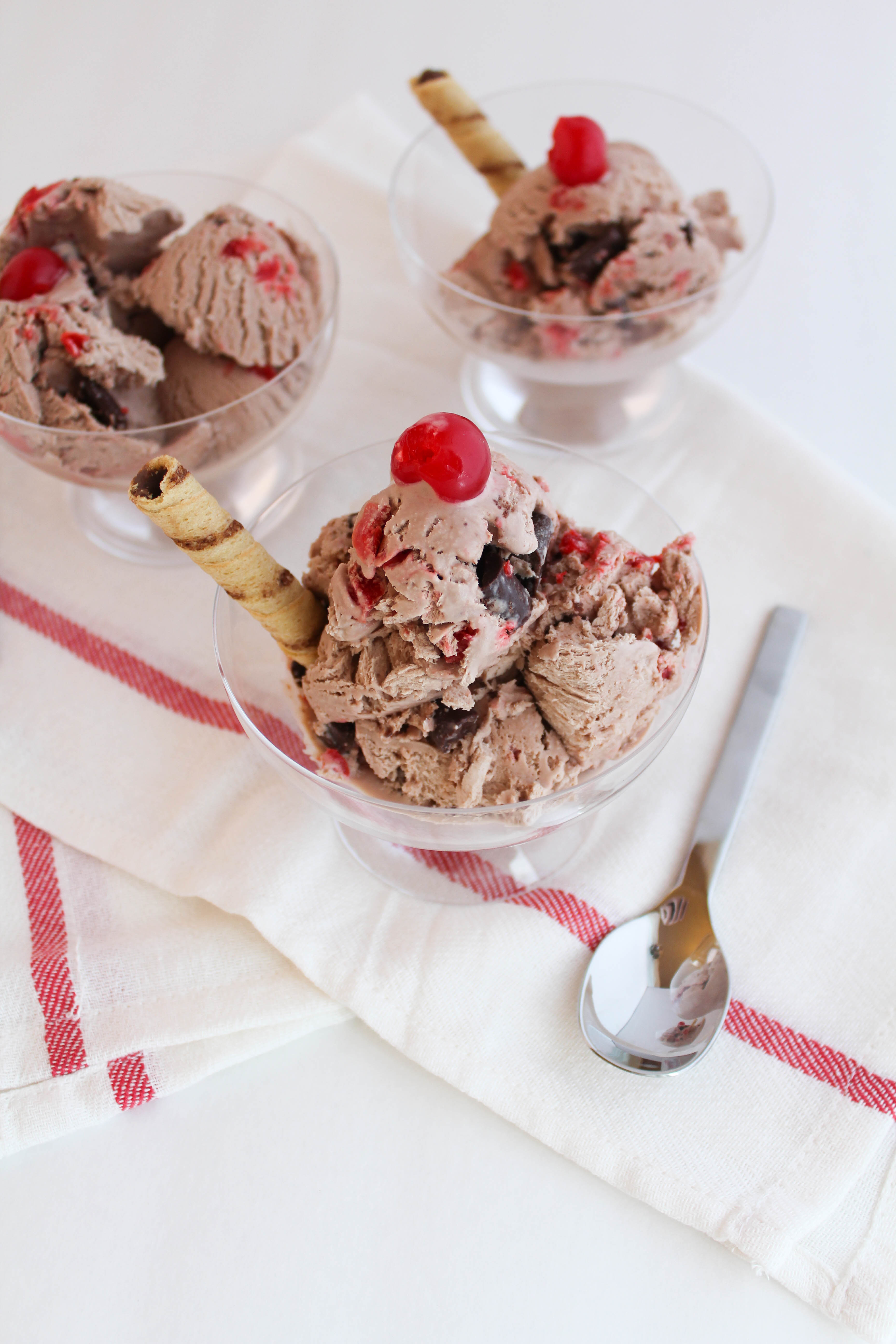 Chocolate Cherry Ice Cream - Let's Mingle Blog