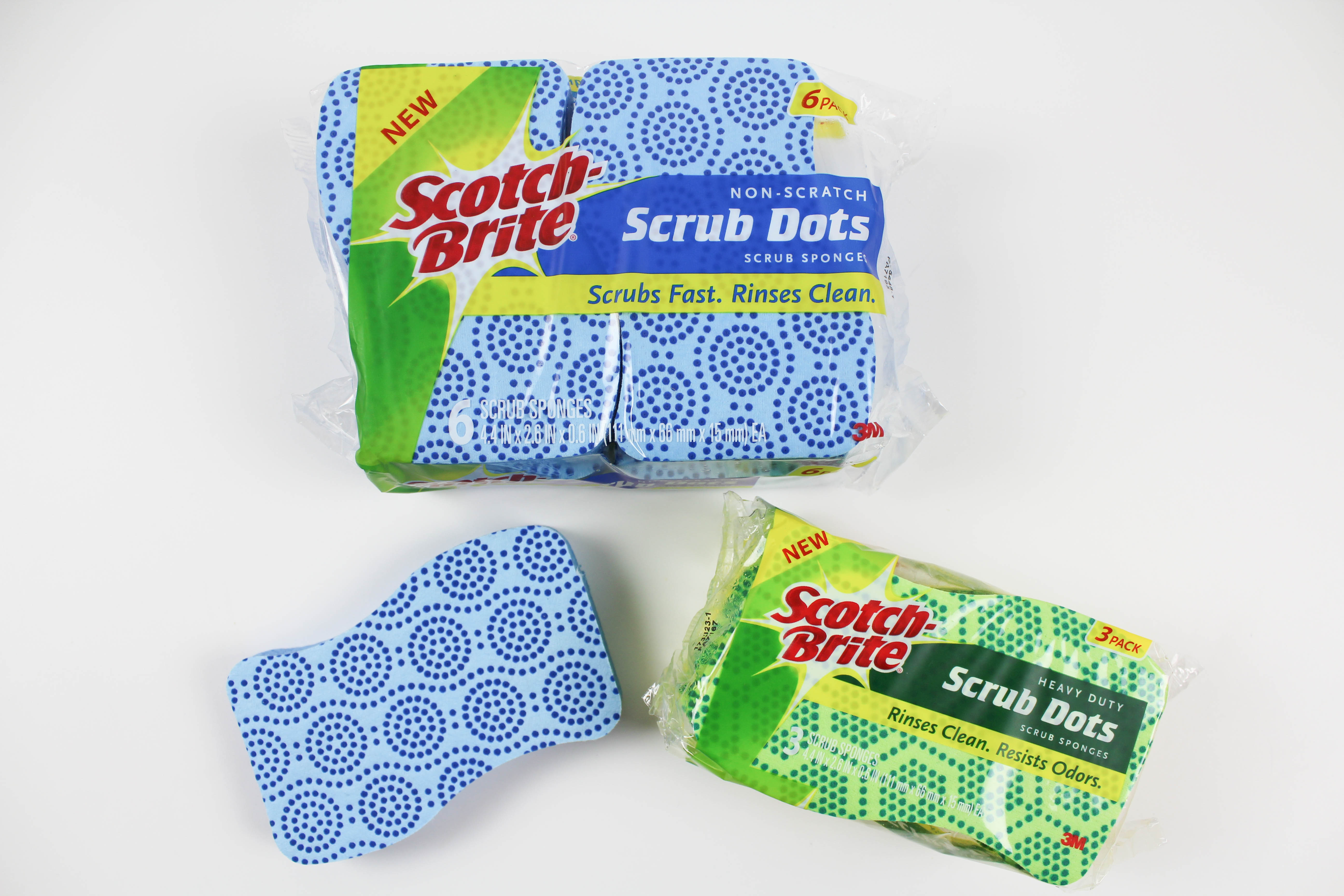 3M Scotch-Brite No-Scratch Multi-Purpose Scrub Sponge (Pack of 4), 4 pack -  Kroger